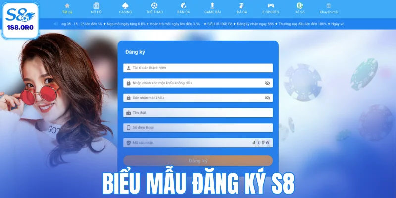 Biểu mẫu đăng ký S8