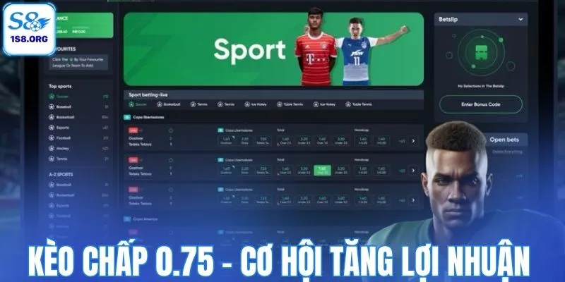 Kèo chấp 0.75 - Cơ hội tăng lợi nhuận cho cao thủ