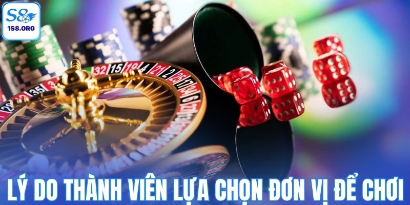 Lý do thành viên lựa chọn đơn vị để chơi
